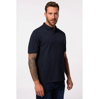 JP1880  Polo à manches courtes en maille piquée, avec micro-imprimé - jusqu'au 8 XL 