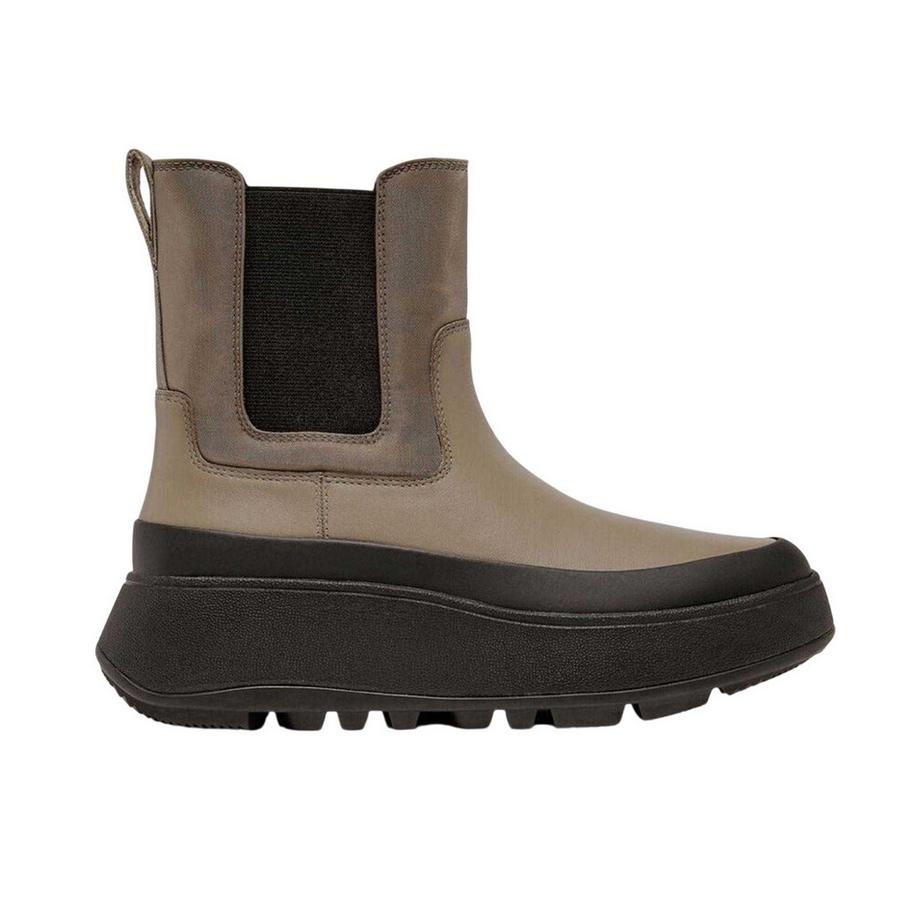 Stiefeletten , Wasserbeständig, Flach Geformter Absatz