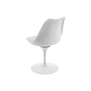 Vente-unique Chaise en polypropylène, tissu et métal - Blanc - XAFY  