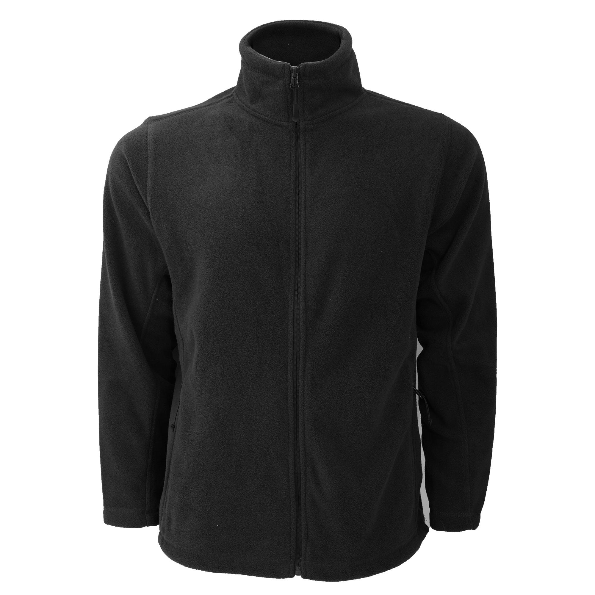 Image of Outdoorfleecejacke Herren Schwarz L