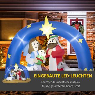 Outsunny Aufblasbarer Weihnachtsbogen  