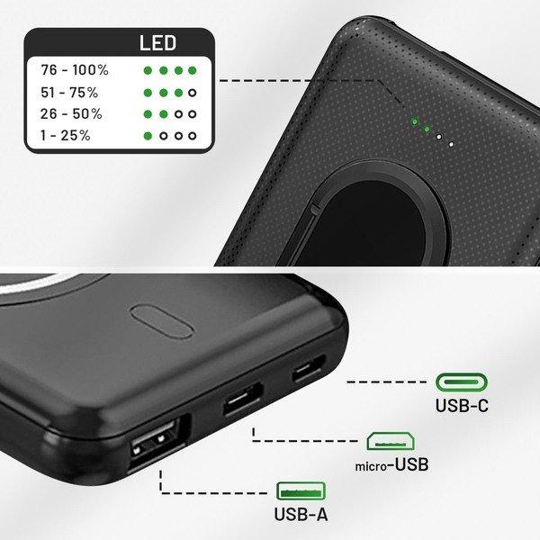 4smarts  Powerbank MagSafe + Adattatore MagSafe 