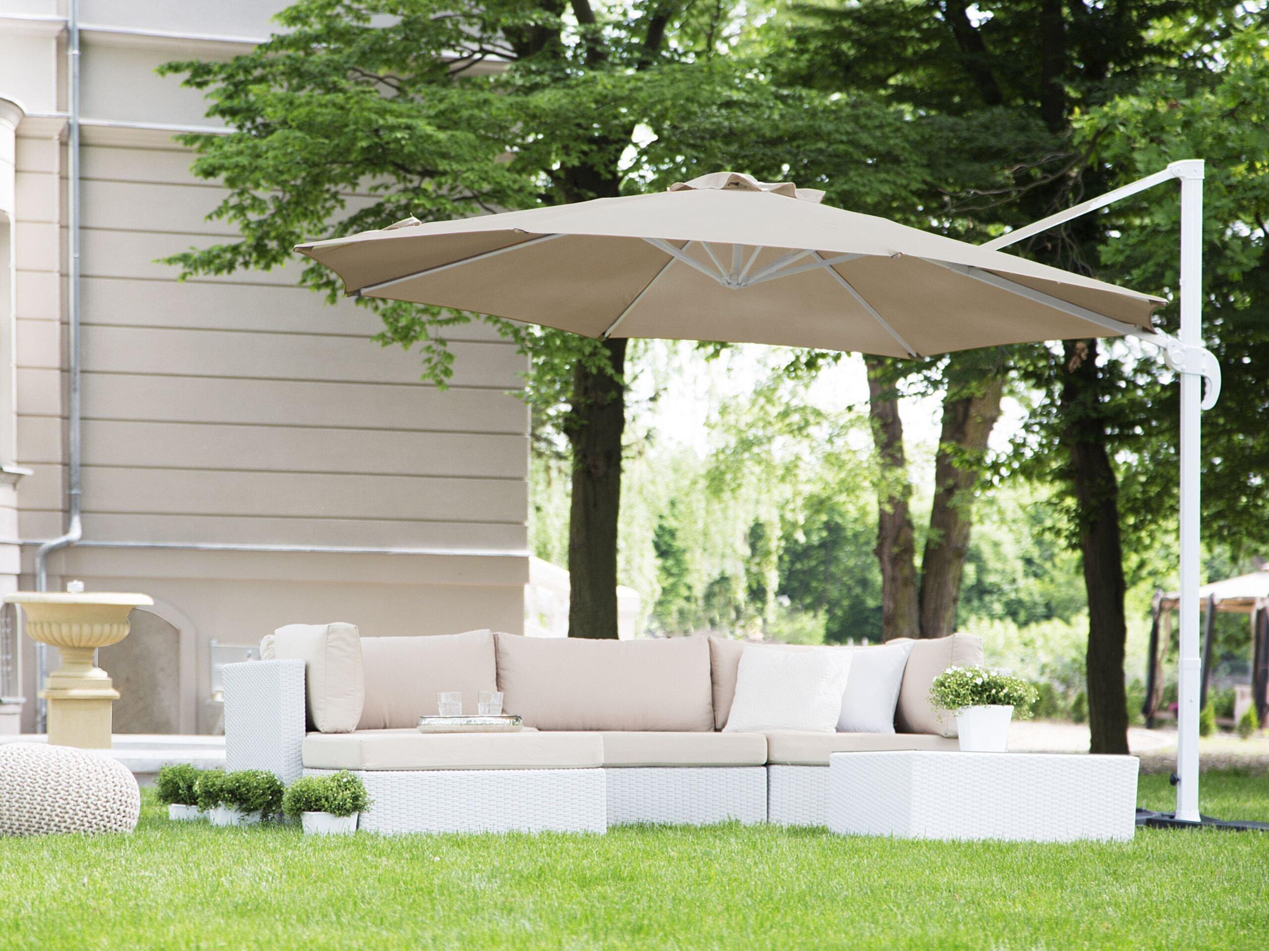 Beliani Parasol suspendu en Polyester SAVONA  