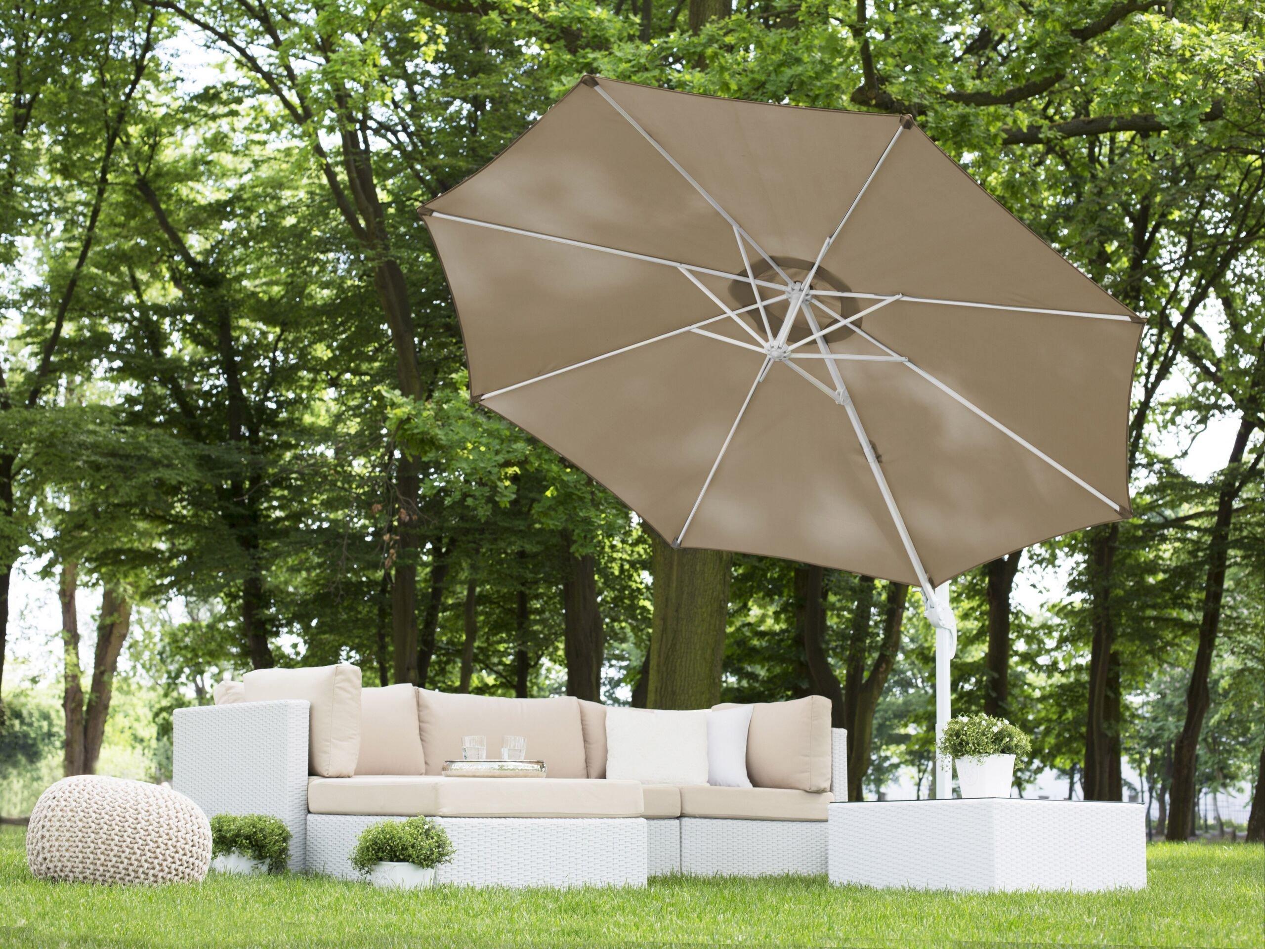 Beliani Parasol suspendu en Polyester SAVONA  