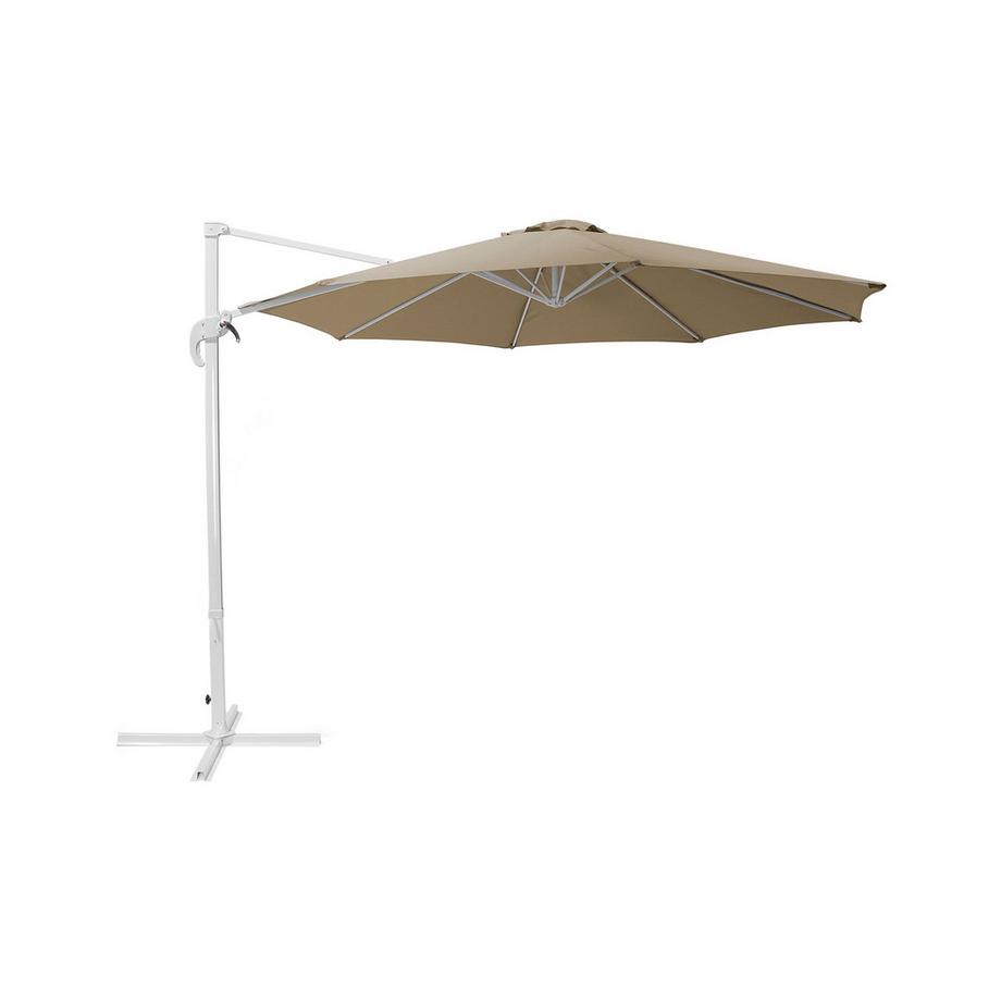 Beliani Ombrellone a sbalzo en Tessuto SAVONA  