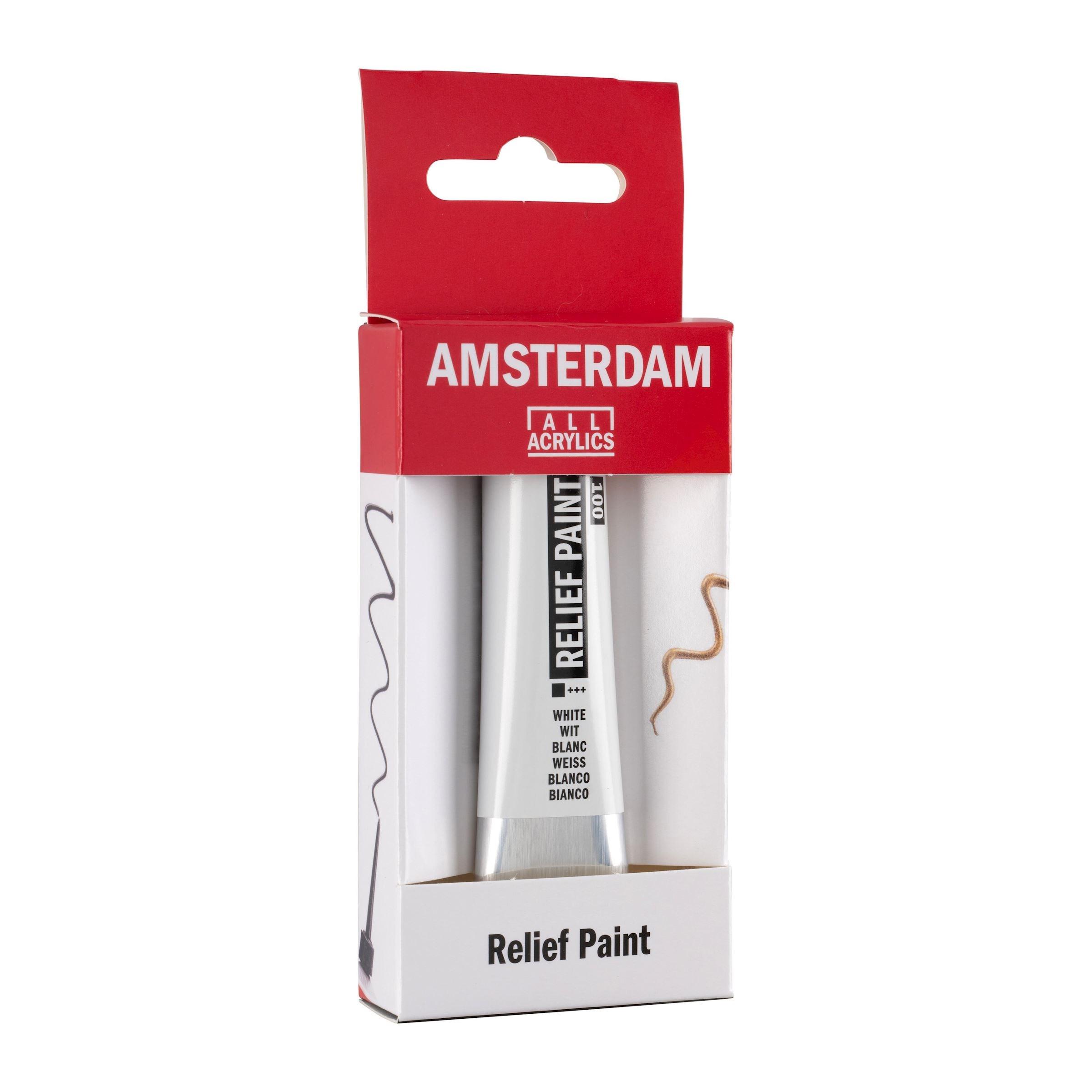Royal Talens  Amsterdam 58041001 peinture acrylique 20 ml Blanc Tube 