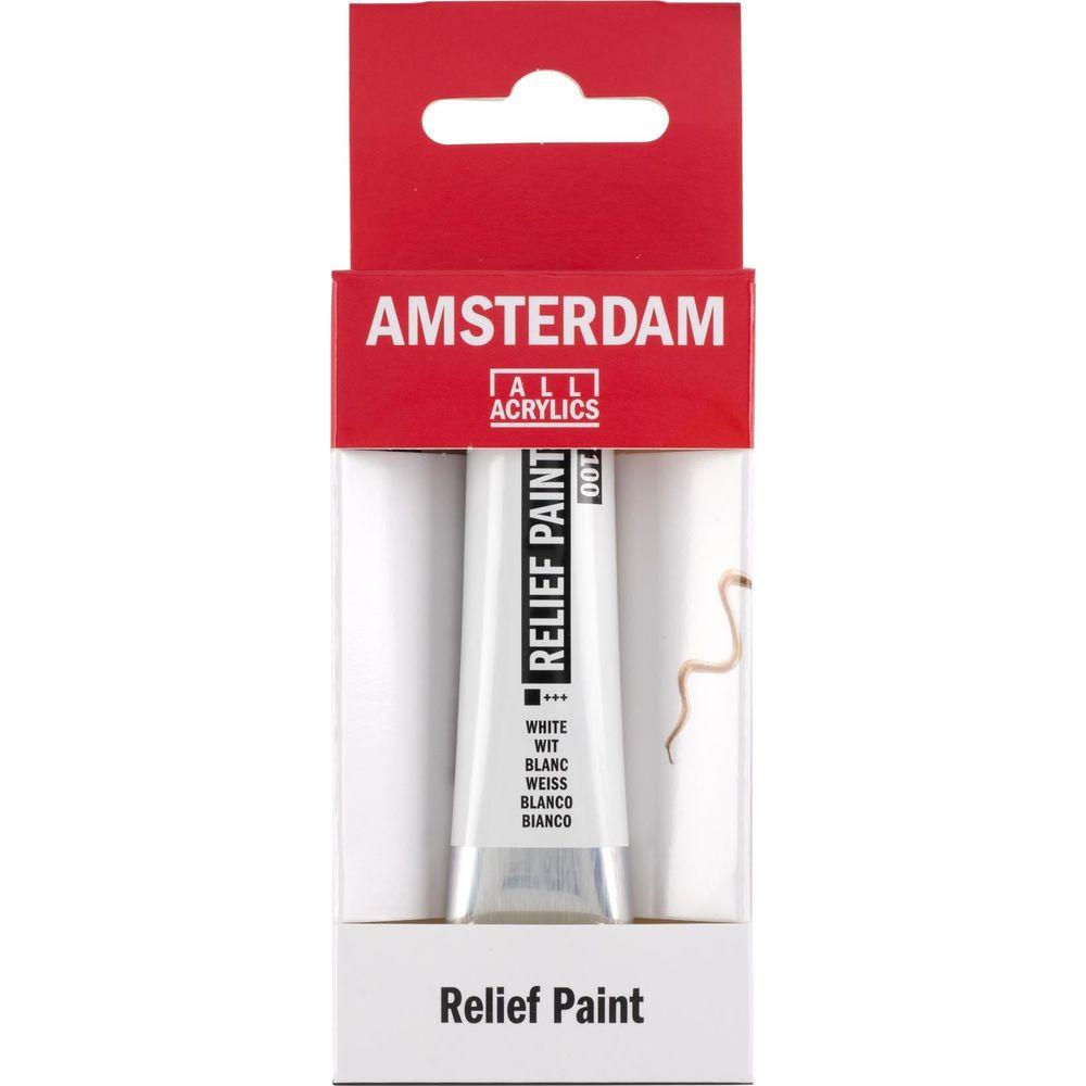 Image of Amsterdam 58041001 Acrylfarbe 20 ml Weiß Röhre Weiss