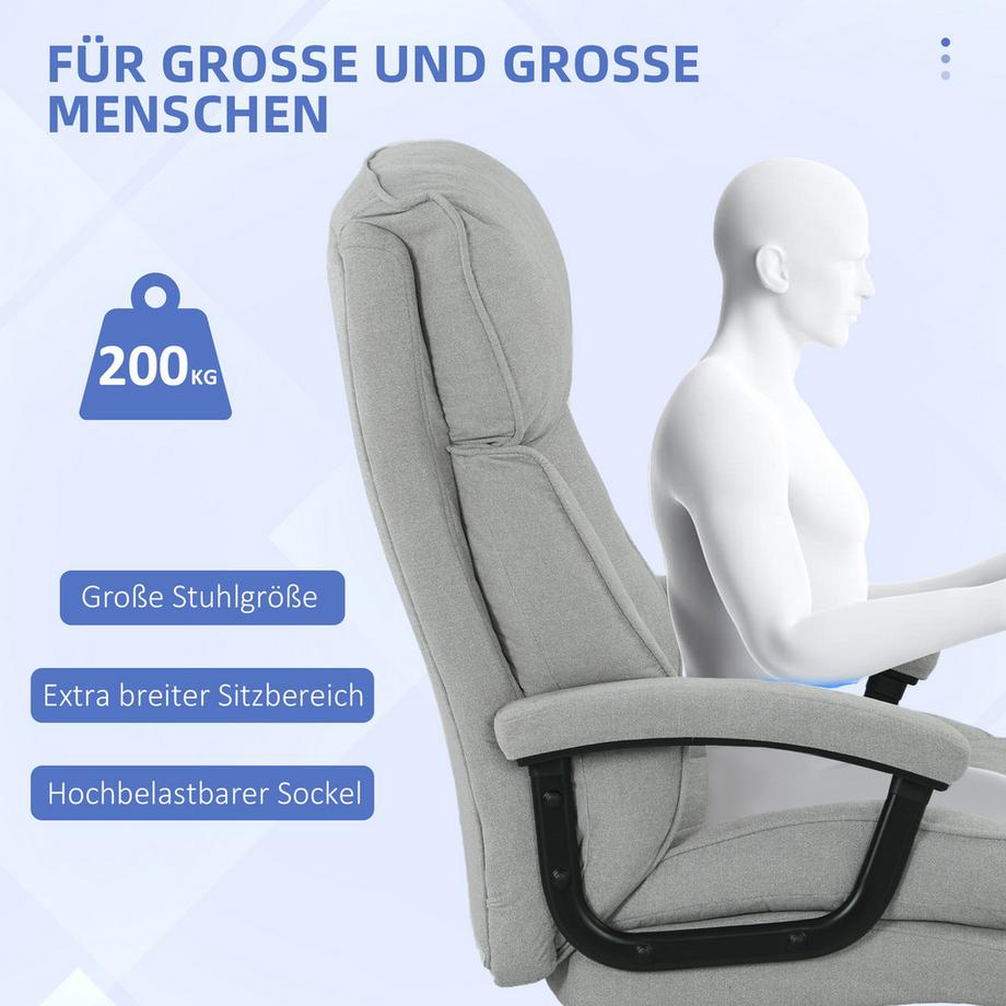 HOMCOM chaise de bureau  