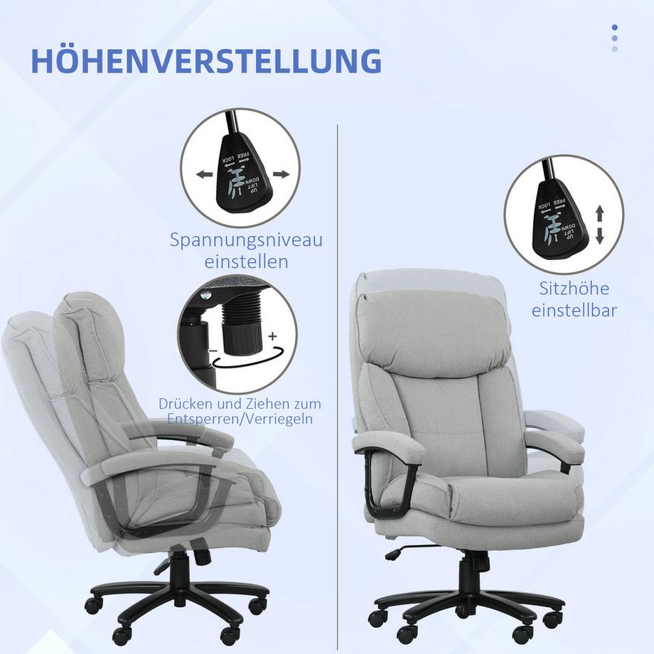 HOMCOM chaise de bureau  