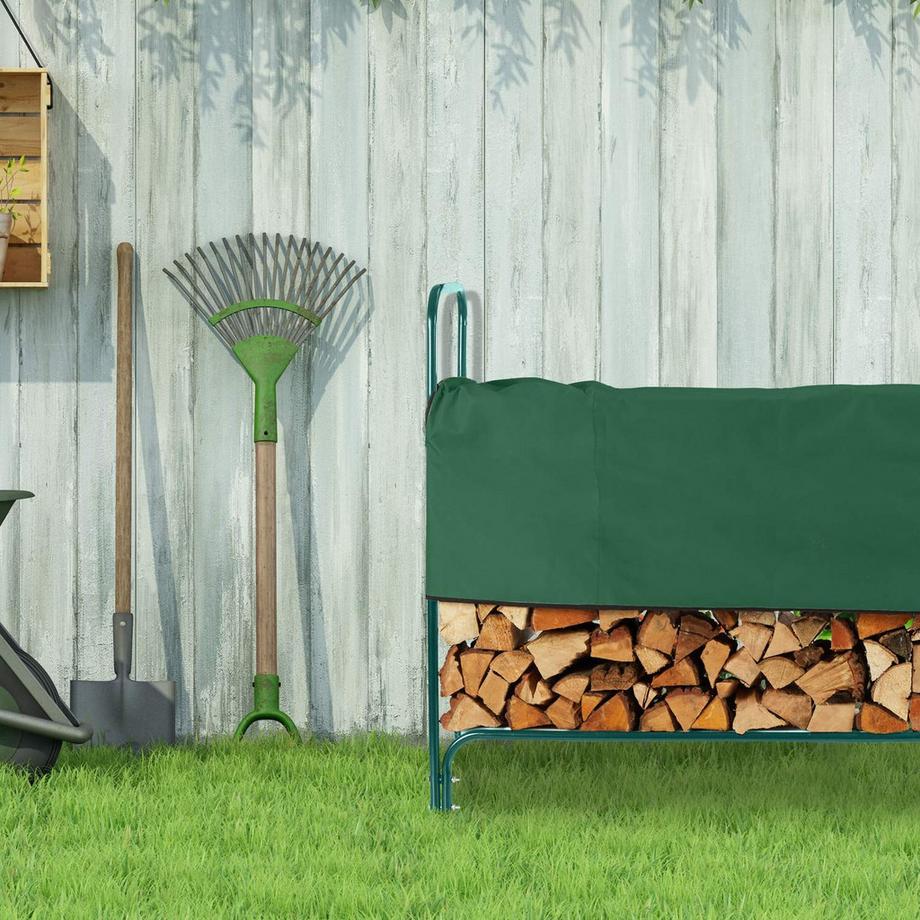 B2X Scaffale in legno verde con coperchio  