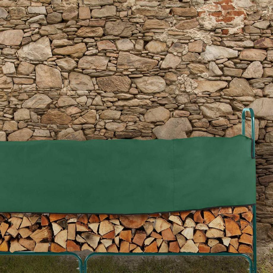 B2X Scaffale in legno verde con coperchio  