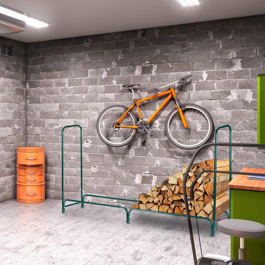 B2X Scaffale in legno verde con coperchio  