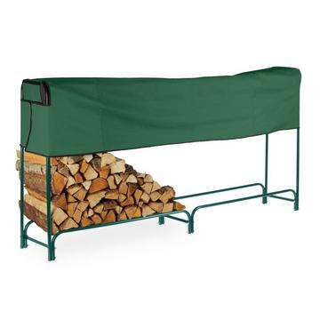 Étagère en bois vert avec couvercle