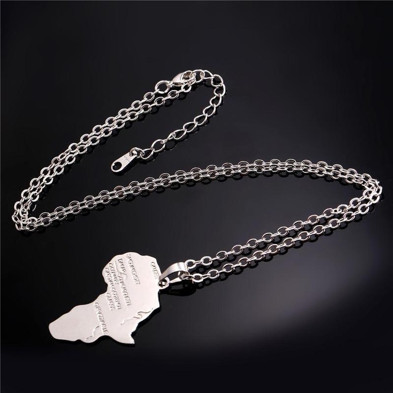 eStore  U7 Afrika Halskette - Silber 