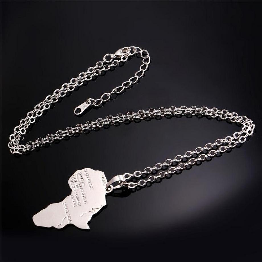 eStore  U7 Afrika Halskette - Silber 