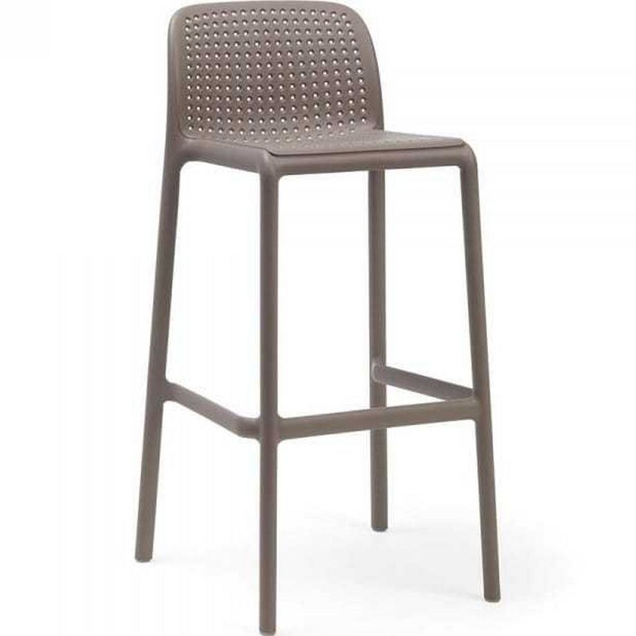 Tabouret de bar de jardin Lido marron