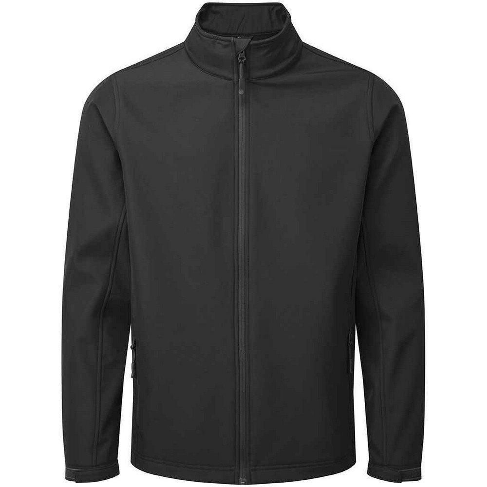 Image of Softshelljacke Windbeständig Herren Schwarz 4XL