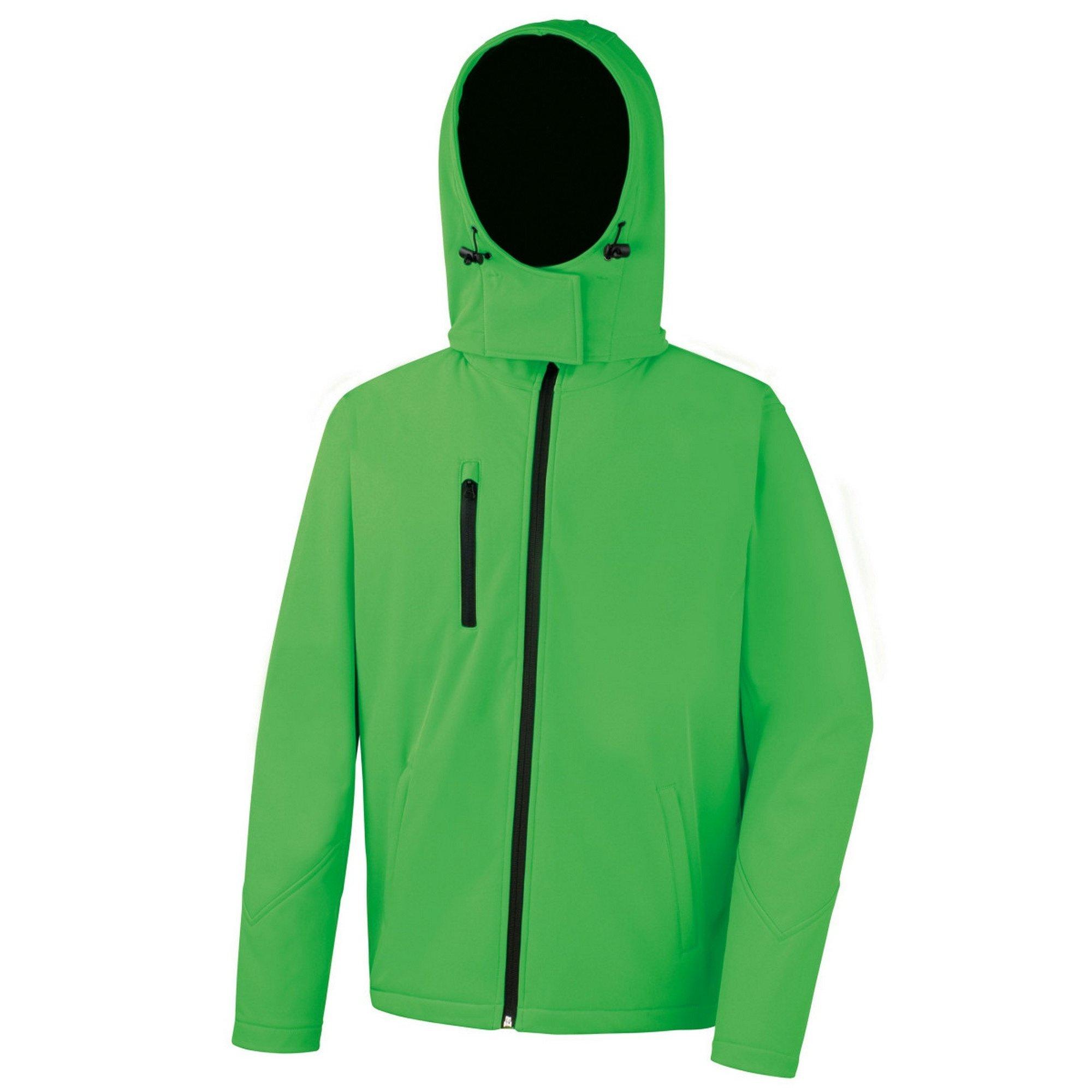 Image of Core Softshell Jacke Lite Mit Kapuze Herren Grün XL
