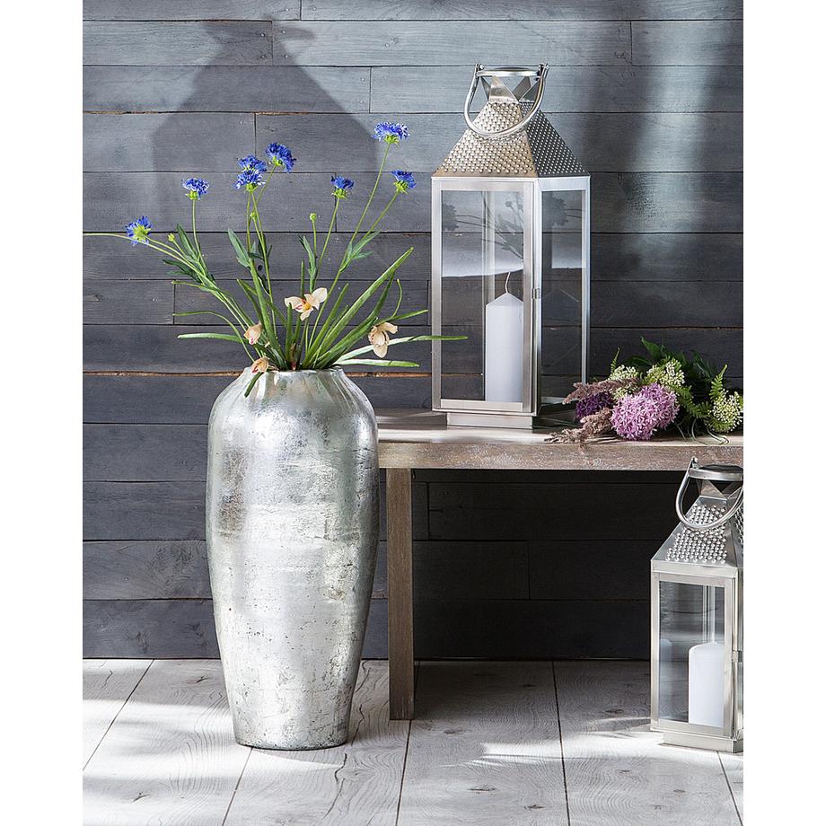 Beliani Dekovase aus Terrakotta Industriell LORCA  