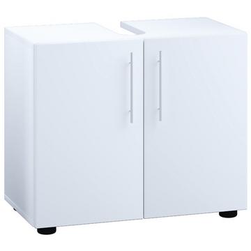 Badmöbel Badunterschrank Waschbeckenunterschrank Badezimmer Flandu ll Drehtüren