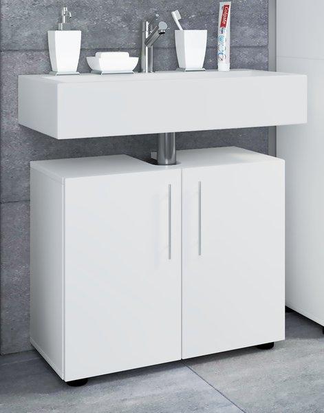 VCM Badmöbel Badunterschrank Waschbeckenunterschrank Badezimmer Flandu ll Drehtüren  