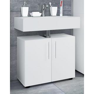VCM Badmöbel Badunterschrank Waschbeckenunterschrank Badezimmer Flandu ll Drehtüren  