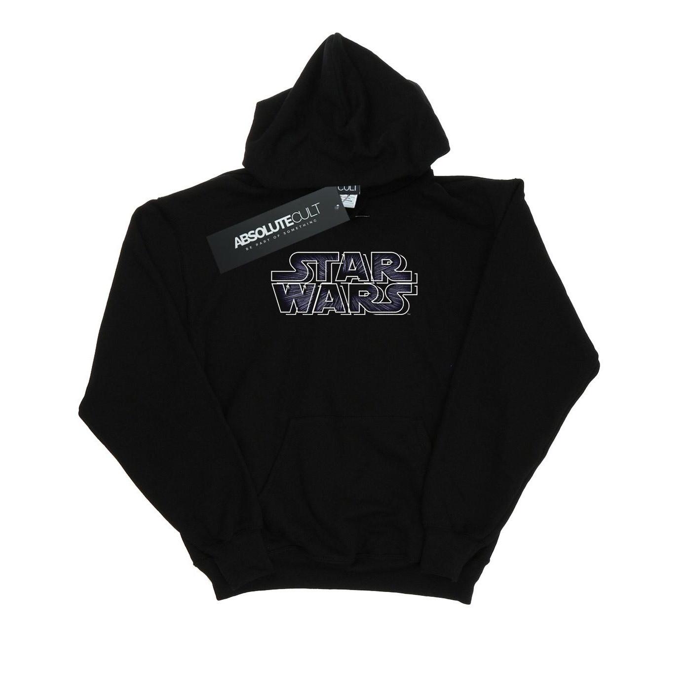 Image of Hyperspace Logo Kapuzenpullover Herren Schwarz S