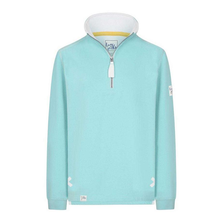Sweatshirt  ,  mit kurzem Reißverschluss
