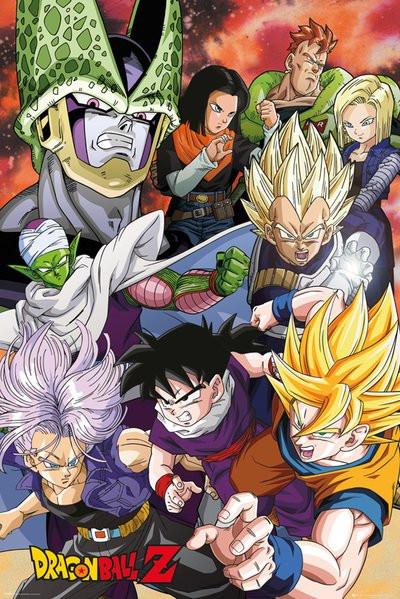 Image of Poster - Gerollt und mit Folie versehen - Dragon Ball - Cell Saga Poster - Gerollt und mit Folie versehen - Dragon Ball - Cell Saga