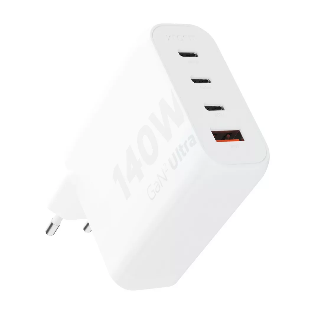 Xtorm - Chargeur Secteur 140W Xtorm GaN² Ultra, One Size, Blanc