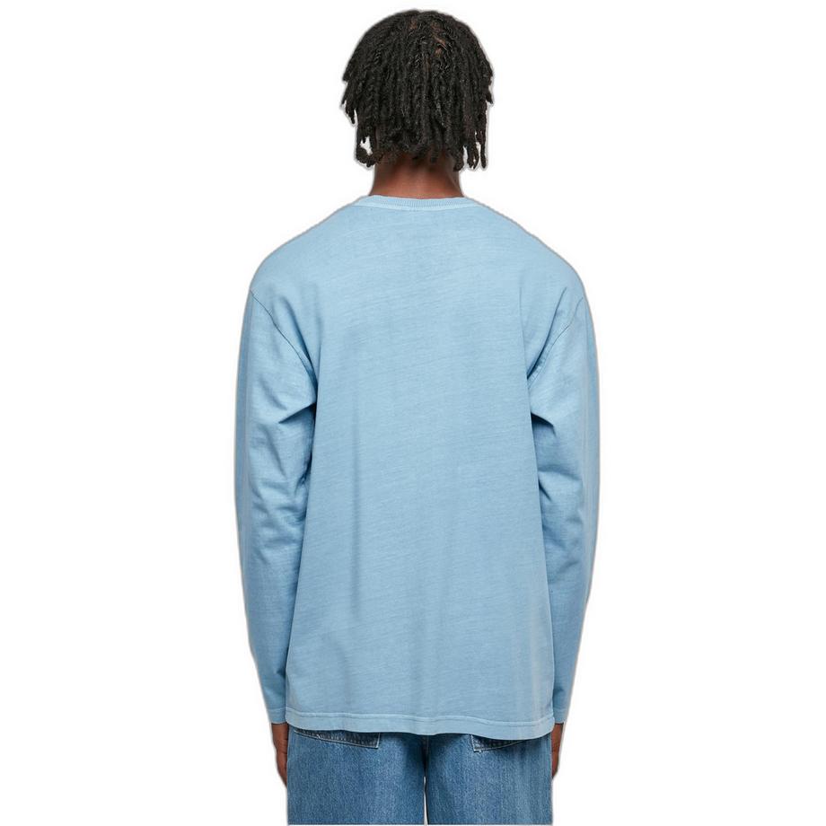 URBAN CLASSICS Maglietta Oversize Garment Dye a Maniche Lunghe Spessa  