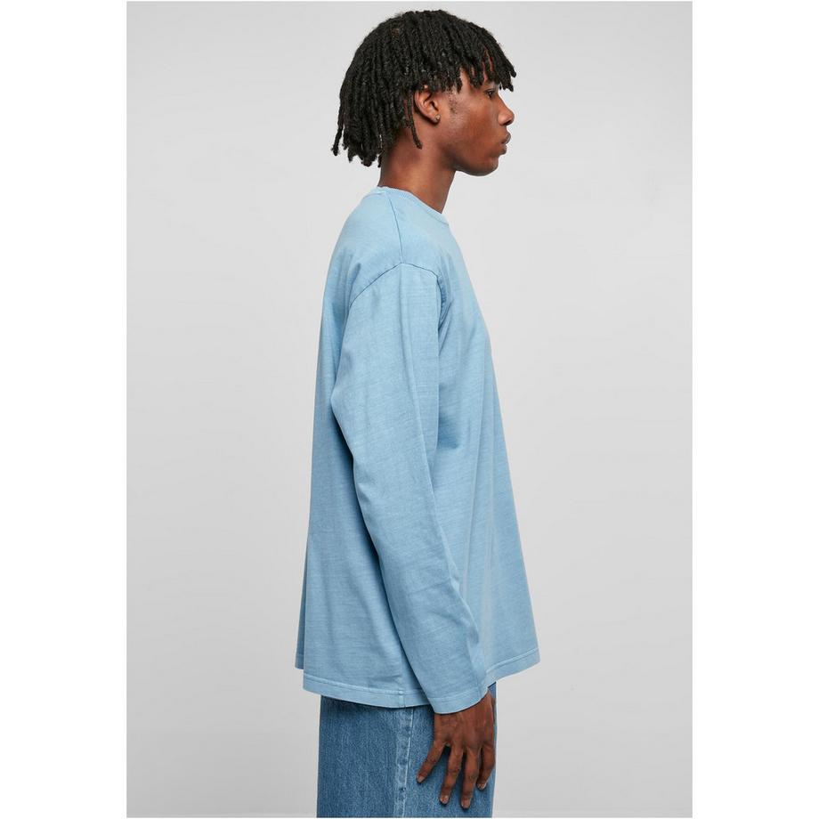 URBAN CLASSICS Maglietta Oversize Garment Dye a Maniche Lunghe Spessa  