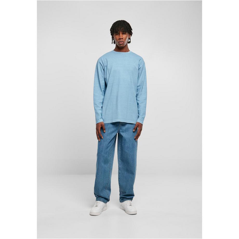 URBAN CLASSICS Maglietta Oversize Garment Dye a Maniche Lunghe Spessa  