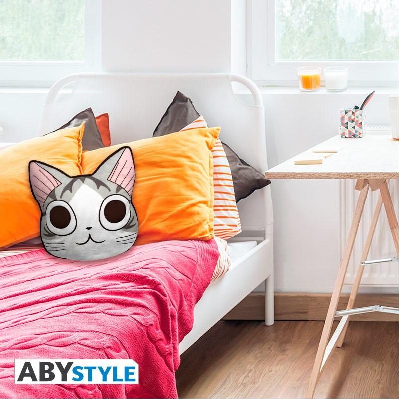 Abystyle Coussin - Chi! - "Tête de chat Kawaii"  