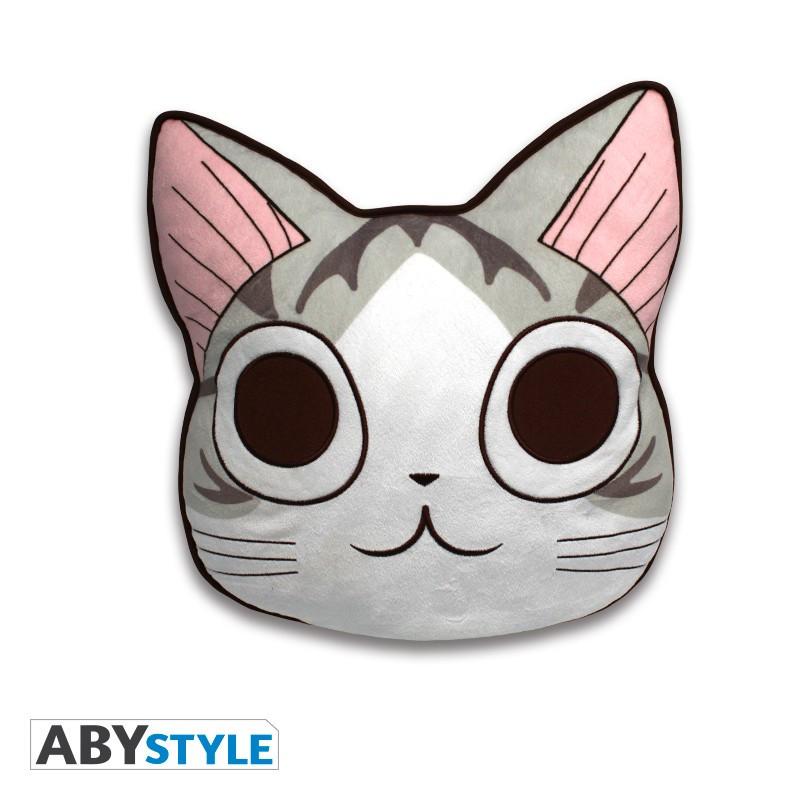 Abystyle Coussin - Chi! - "Tête de chat Kawaii"  