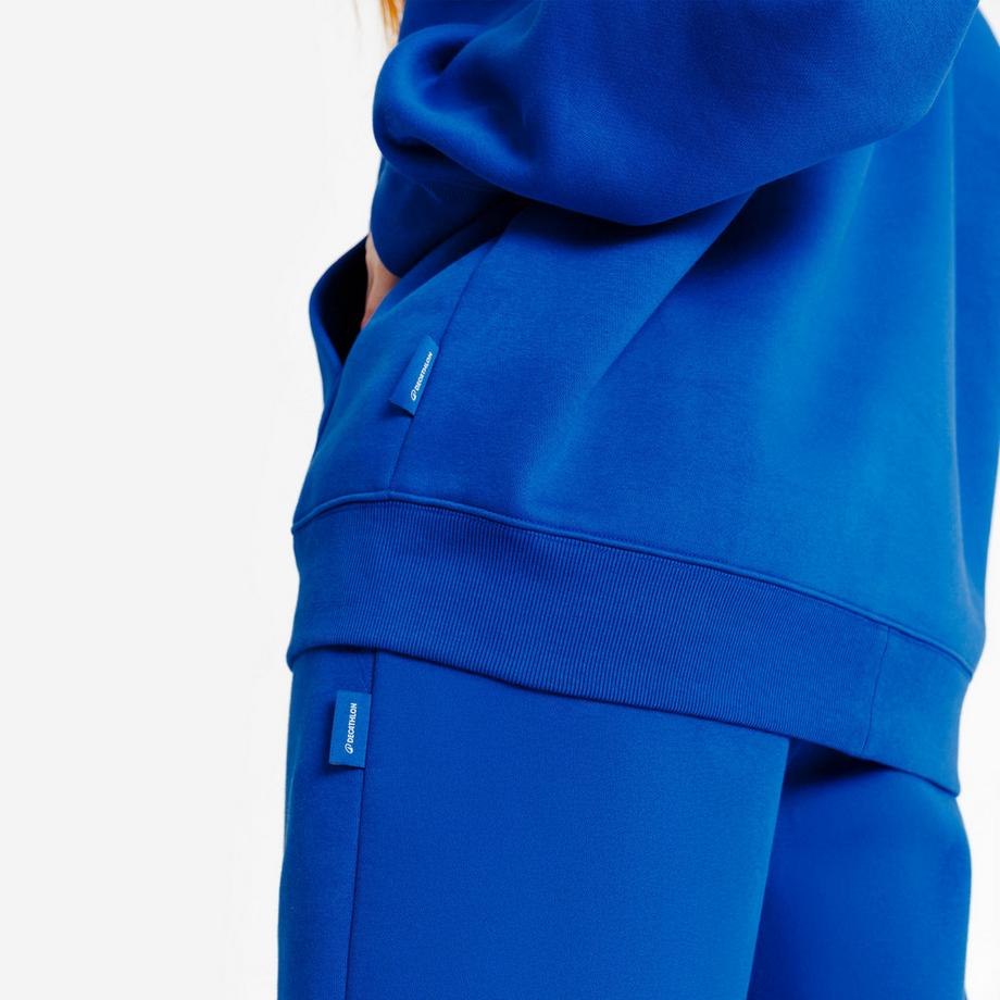 DECATHLON  Veste zippée manches longues coton 