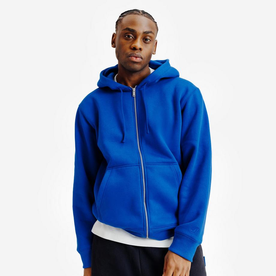 Veste zippée manches longues coton