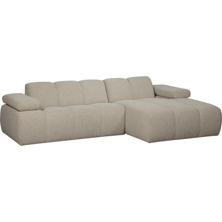 mutoni Ecksofa Mojo rechts Bouclé meliert 284x160  