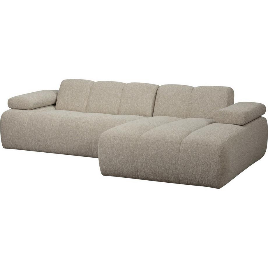Ecksofa Mojo rechts Bouclé meliert 284x160