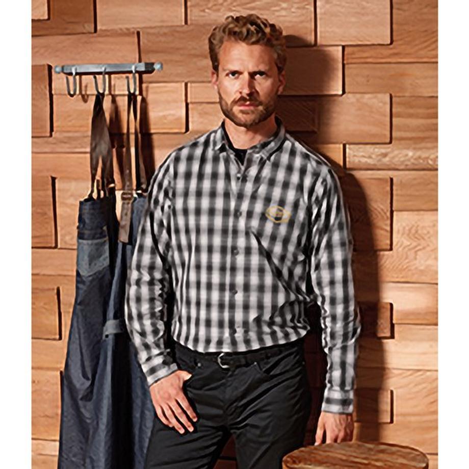 PREMIER Mulligan Camicia a Quadri Maniche Lunghe  