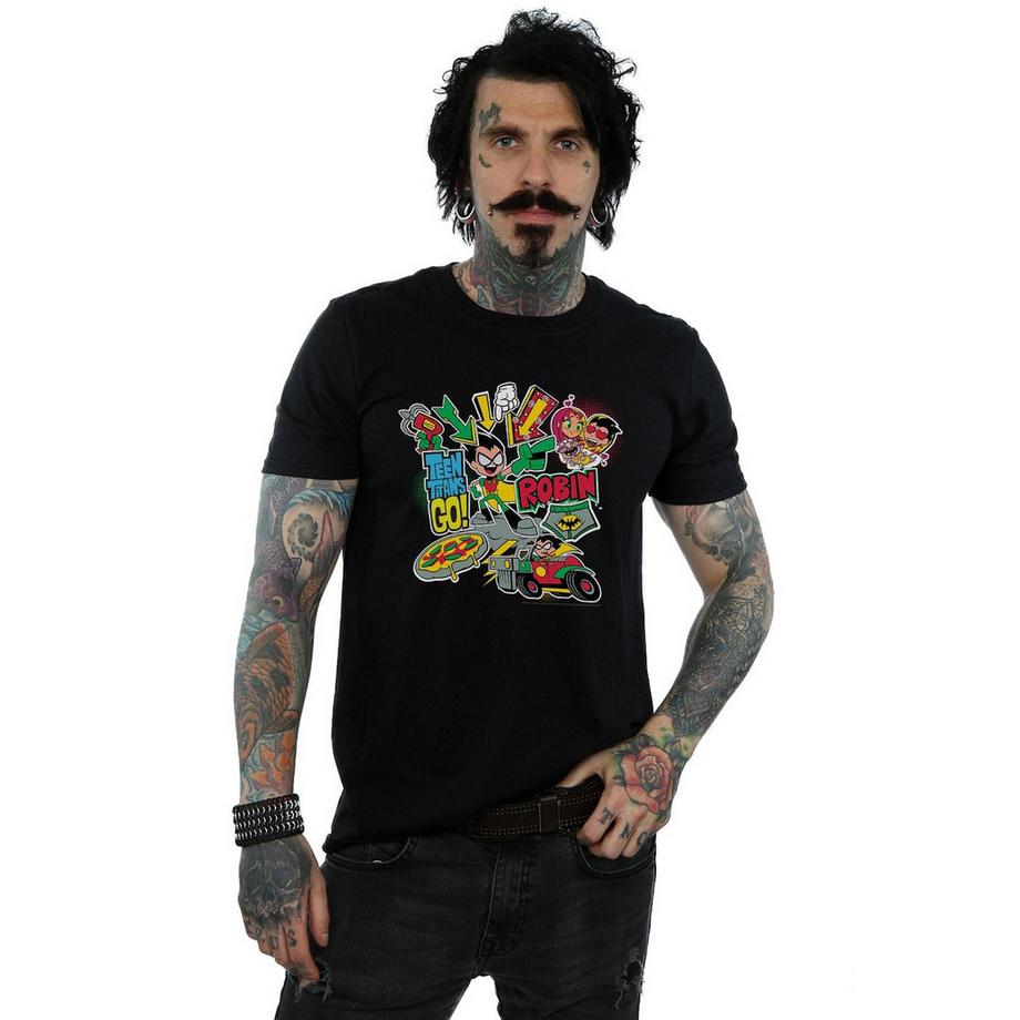 DC COMICS Teen Titans Go Bedrucktes T-Shirt  