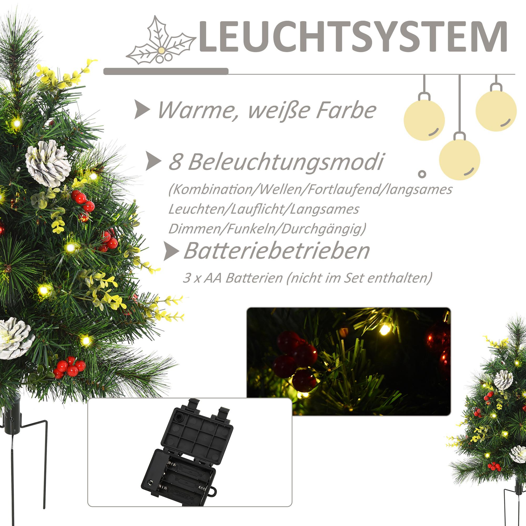 HOMCOM Weihnachtsbaum  