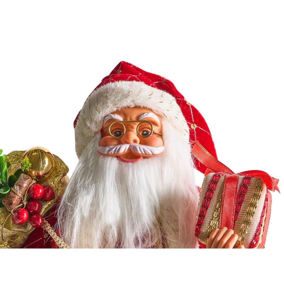 Beliani Weihnachtsdekoration aus Stoff Retro RAMVATN  