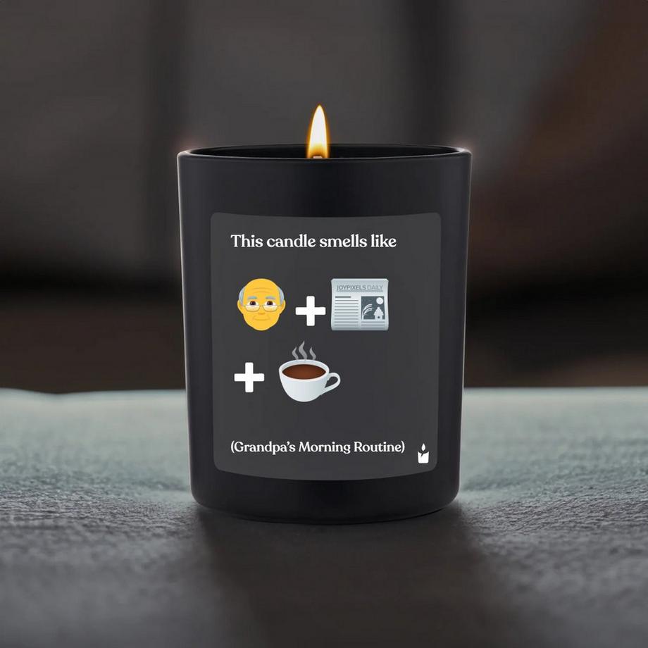 CandleHand Duftkerze Flowery Grandpa's morning routine  