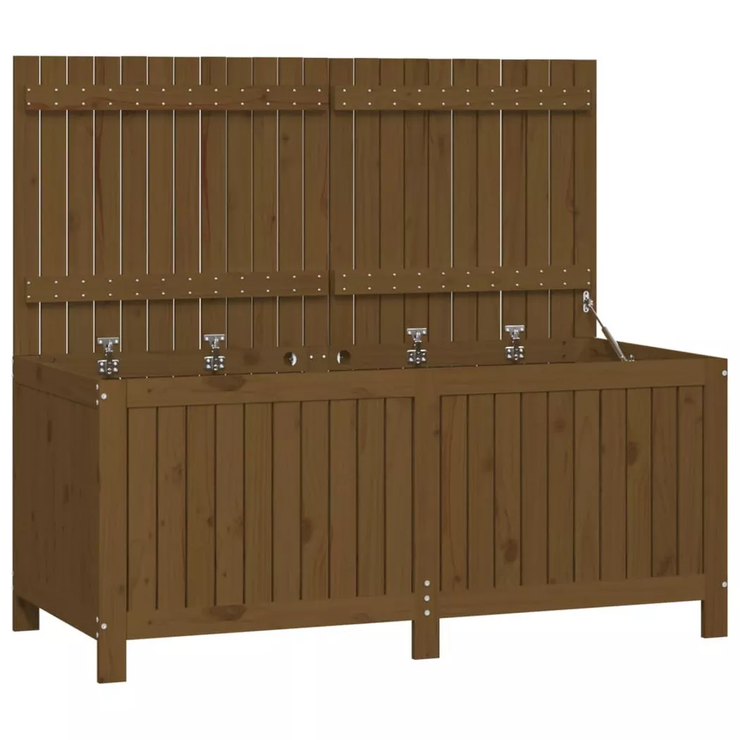 VidaXL - Gartentruhe kiefernholz, One Size, Braun