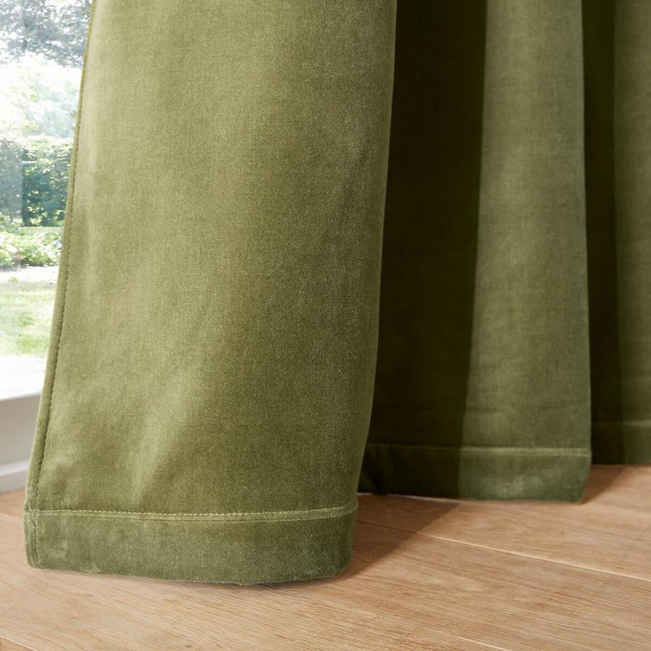 La Redoute Intérieurs  Rideau thermique velours pattes cachées 
