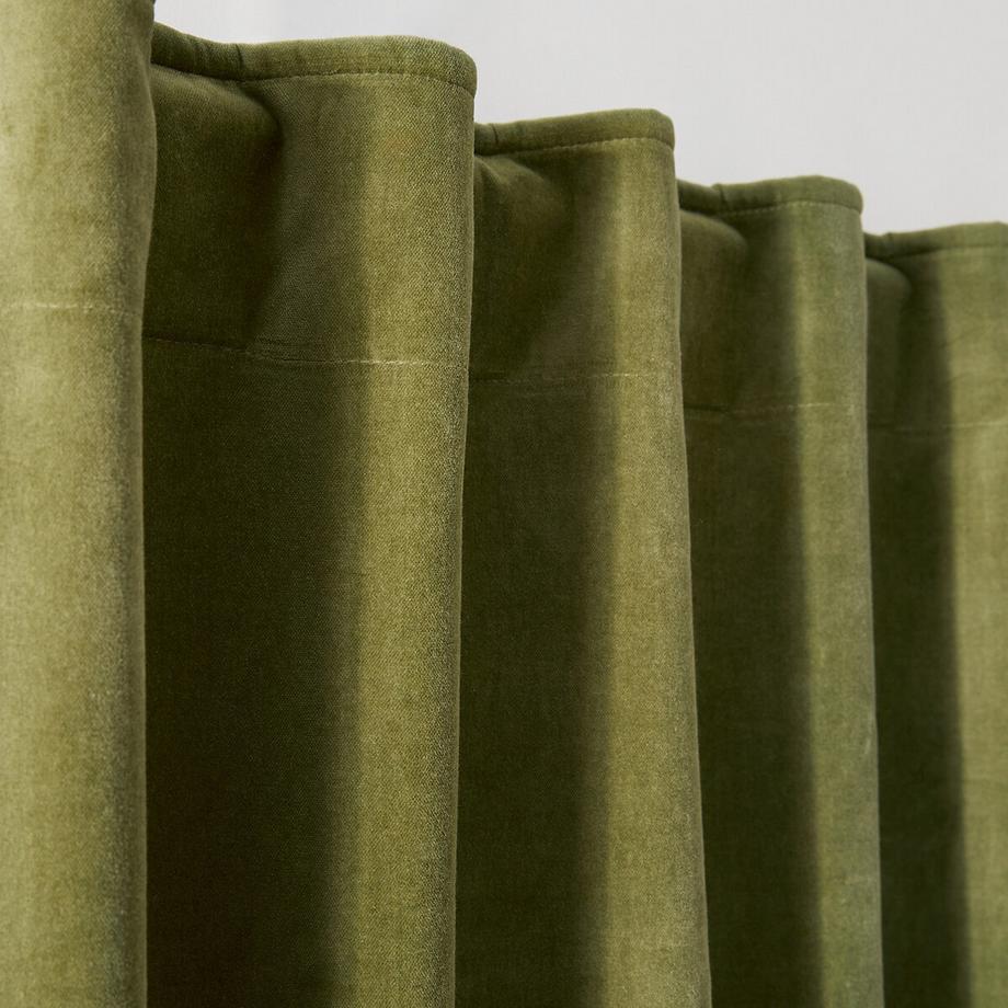 La Redoute Intérieurs  Rideau thermique velours pattes cachées 