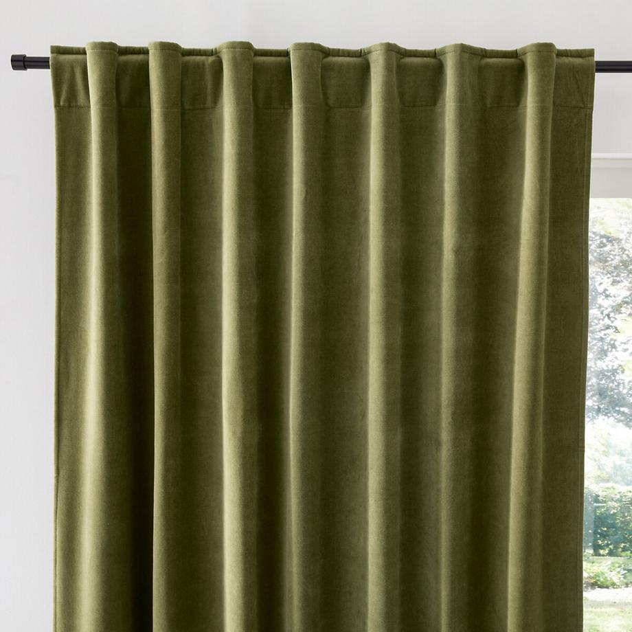 La Redoute Intérieurs  Rideau thermique velours pattes cachées 