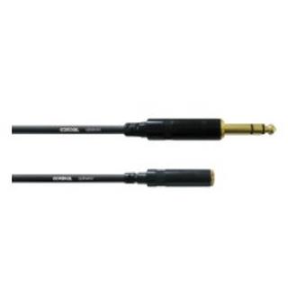 Cordial  Cordial CFM 3 VY Audio-Kabel 3 m 3.5mm 6.35mm Schwarz 