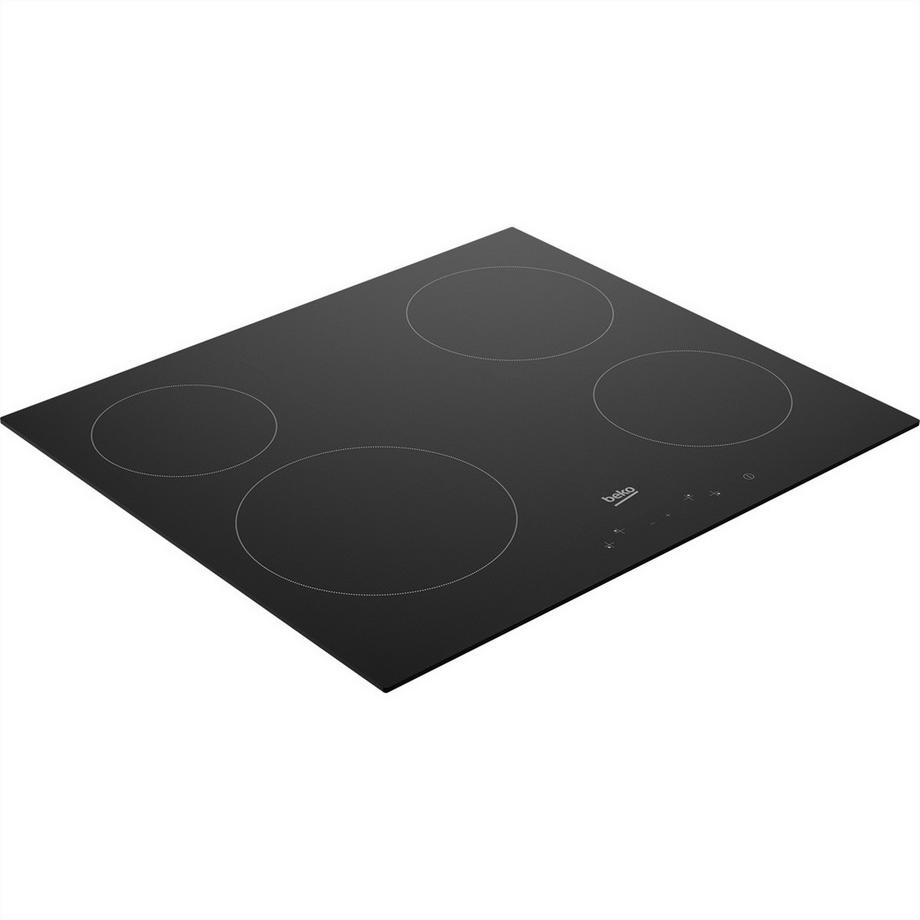Beko  Beko HIC64401 piano cottura Nero Da incasso Ceramica 4 Fornello(i) 